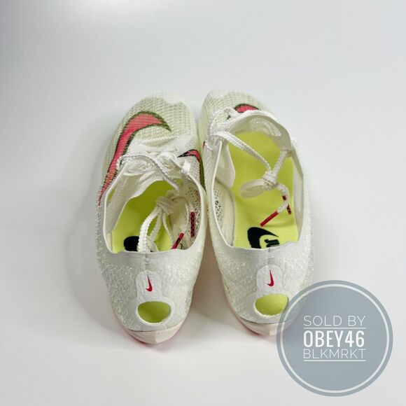 NIKE Air Zoom Victory Track Shoe Spikes Sail Pink Green CD4385-101 Size 11 main image 6